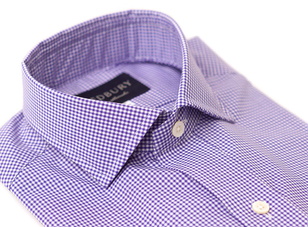 The Purple Cross Cutaway collar