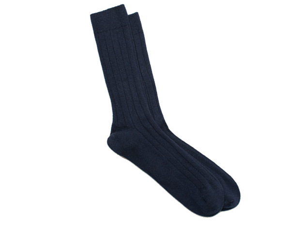 The Navy Alastair Sock collar