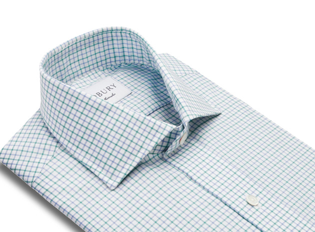 The Green Montgomery Check collar